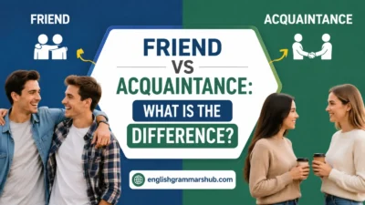 friend vs acquaintance
